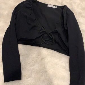 Adika long sleeve crop top